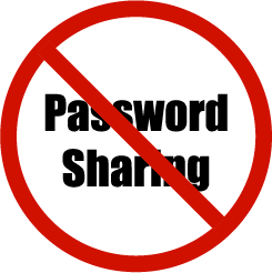 No Password Sharing No Password Sharing